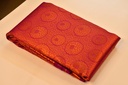 Magenta Color Semi Silk with full Jacquard Weaving