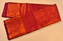 Magenta Color Semi Silk with full Jacquard Weaving