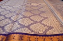 Pastel Blue - Tissue Semi Silk with Silver Zari Weaving