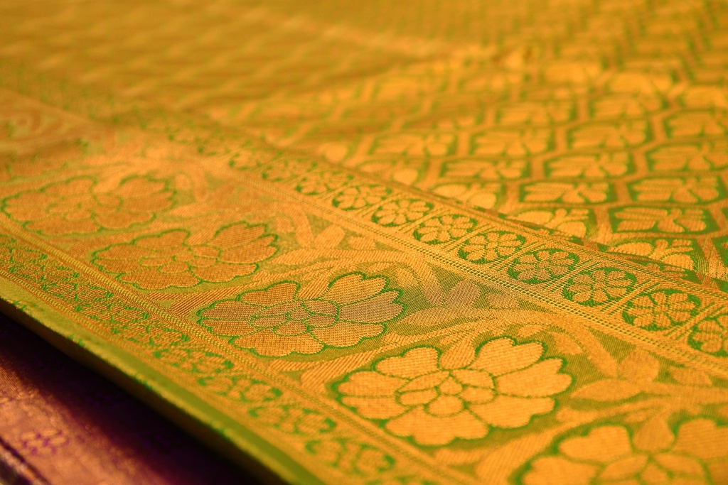 Pastel Pink - Tissue Semi-Silk Saree with Silver Zari Weaving