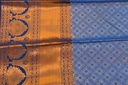 Pastel Blue - Tissue Semi-Silk Saree with Silver Zari Weaving