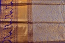 Lavender - Tissue Semi-Silk Saree with Silver Zari Weaving