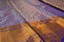 Lavender - Tissue Semi-Silk Saree with Silver Zari Weaving
