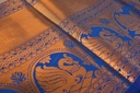 Pastel Blue - Tissue Semi-Silk Saree with Silver Zari Weaving