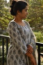 Grey Three-Piece Kurti Set