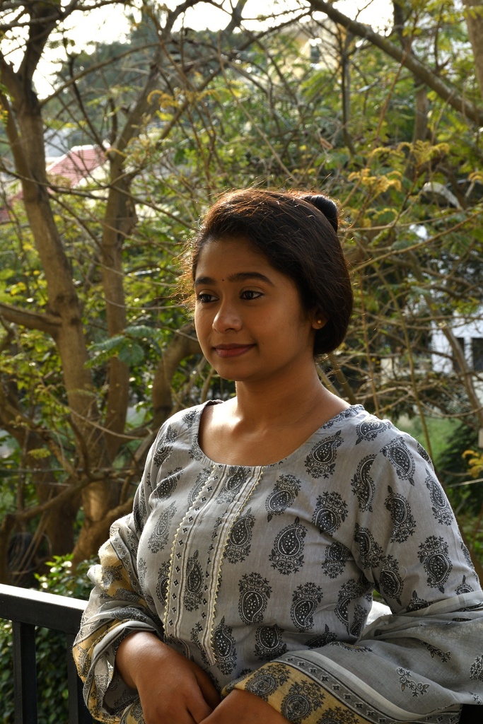 Grey Three-Piece Kurti Set